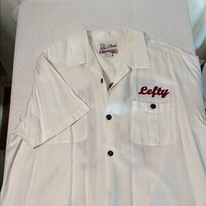 Lucky Brand Cream Men's Casual Button Down Shirt